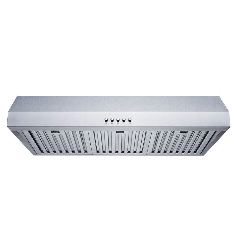 Winflo 30" 466 CFM Convertible Under Range Hood in Stainless